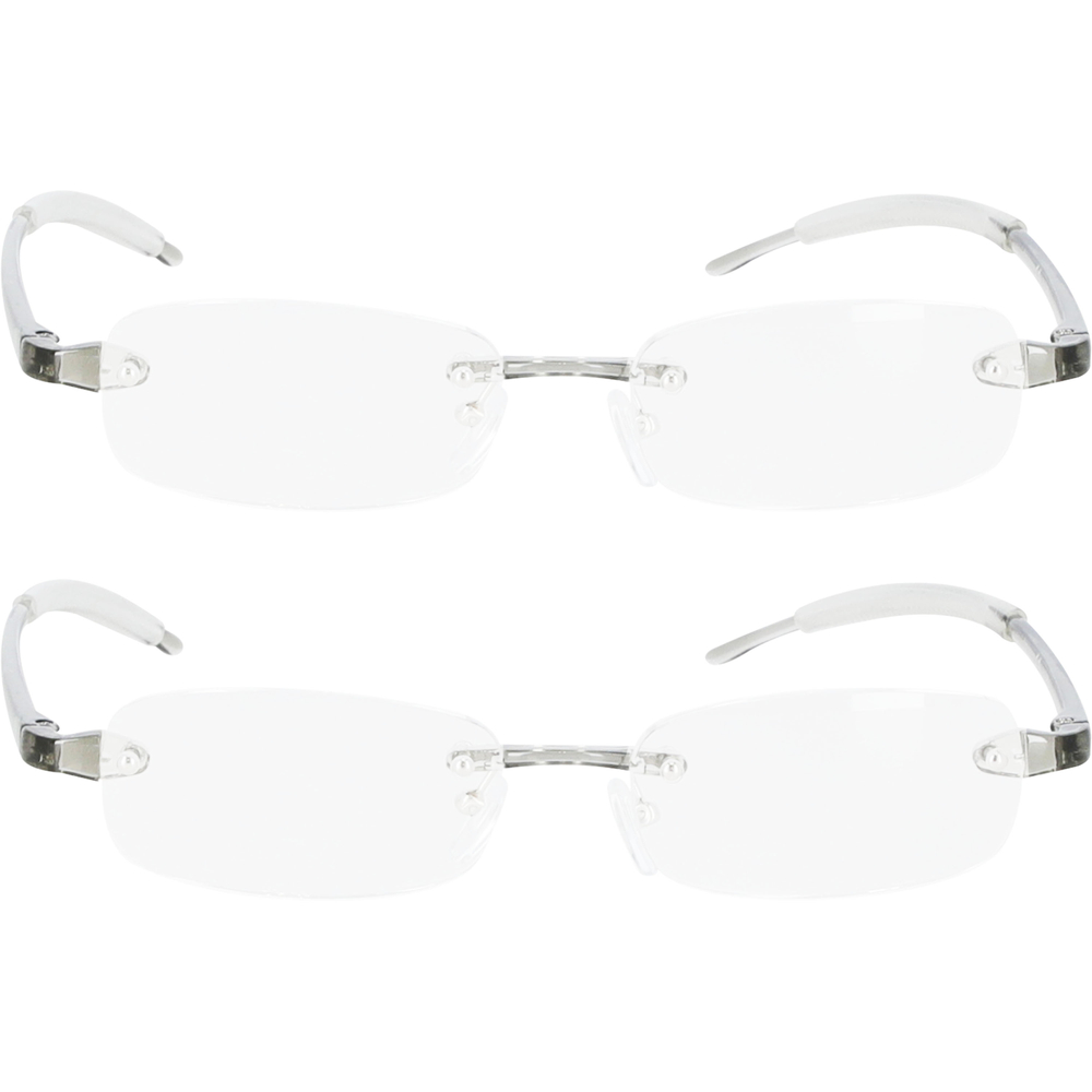 Lentes para leer 3.2 x 14 x 14.5 cm gris 2 piezas
