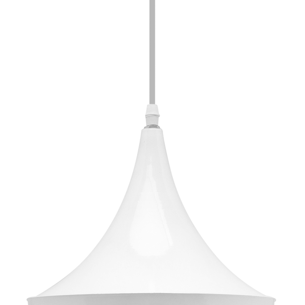 LÁMPARA COLGANTE INCANDESCENTE 1.65 M X 24 CM BLANCO The Home Depot México