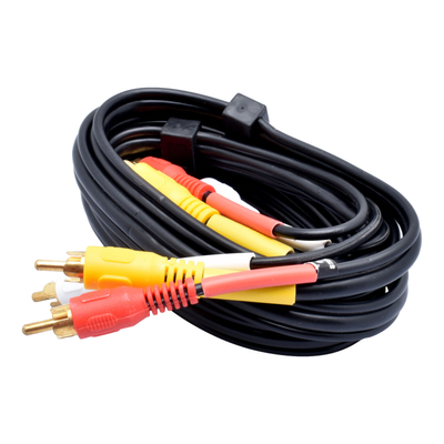 12 Piedi 3,5 Mm Maschio A Stereo RCA Cavo Maschio Nuovo