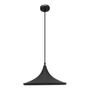 LÁMPARA COLGANTE INCANDESCENTE 1.55 M X 26 CM NEGRO
