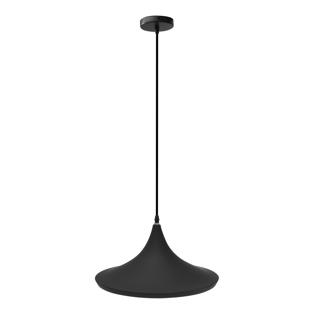 LÁMPARA COLGANTE INCANDESCENTE 1.55 M X 26 CM NEGRO The Home Depot México