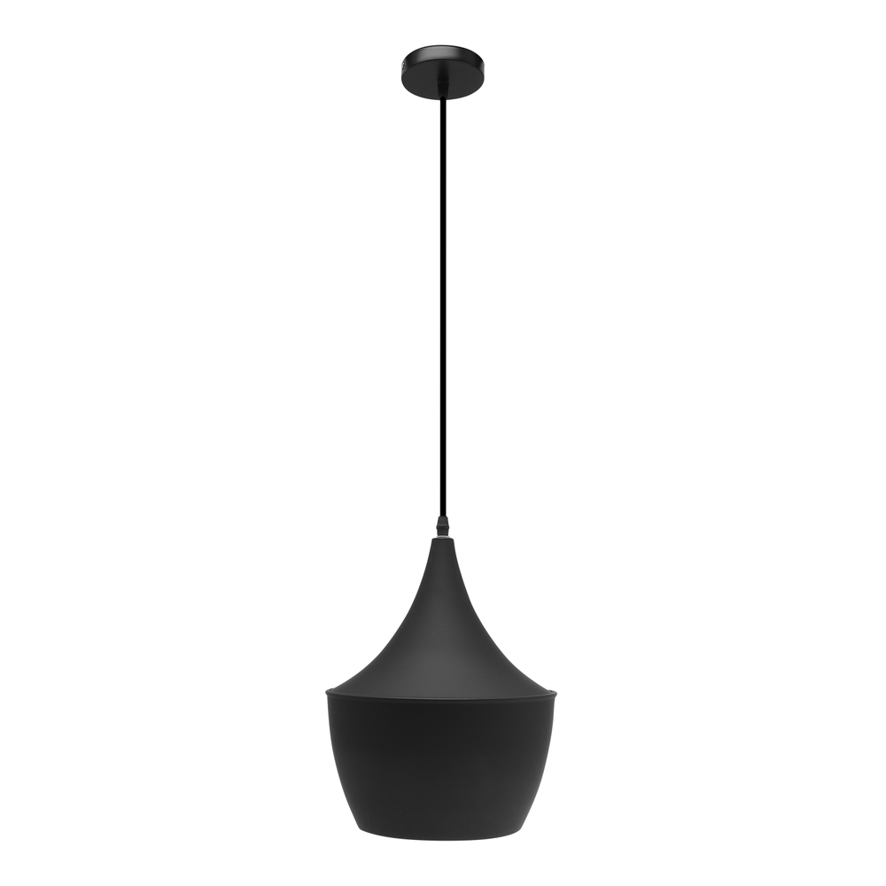 LÁMPARA COLGANTE INCANDESCENTE 1.65 M X 24 CM NEGRO The Home Depot México