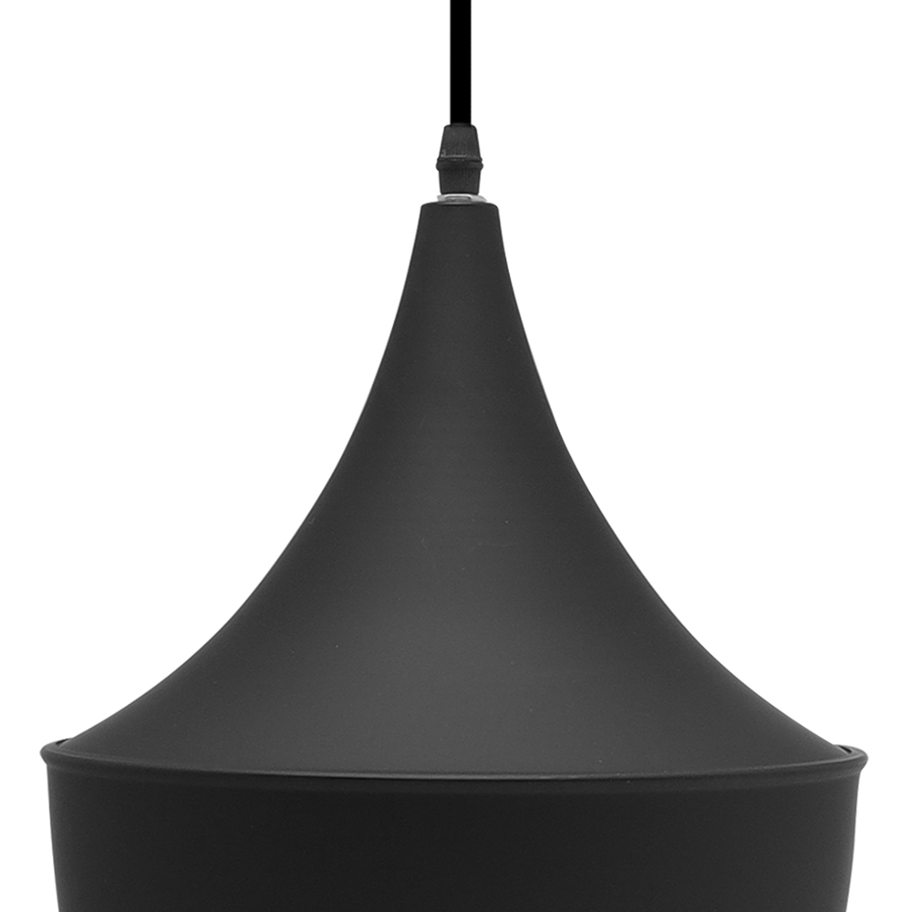 LÁMPARA COLGANTE INCANDESCENTE 1.65 M X 24 CM NEGRO The Home Depot México