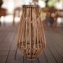 LINTERNA DECORATIVA CAFÉ MADERA
