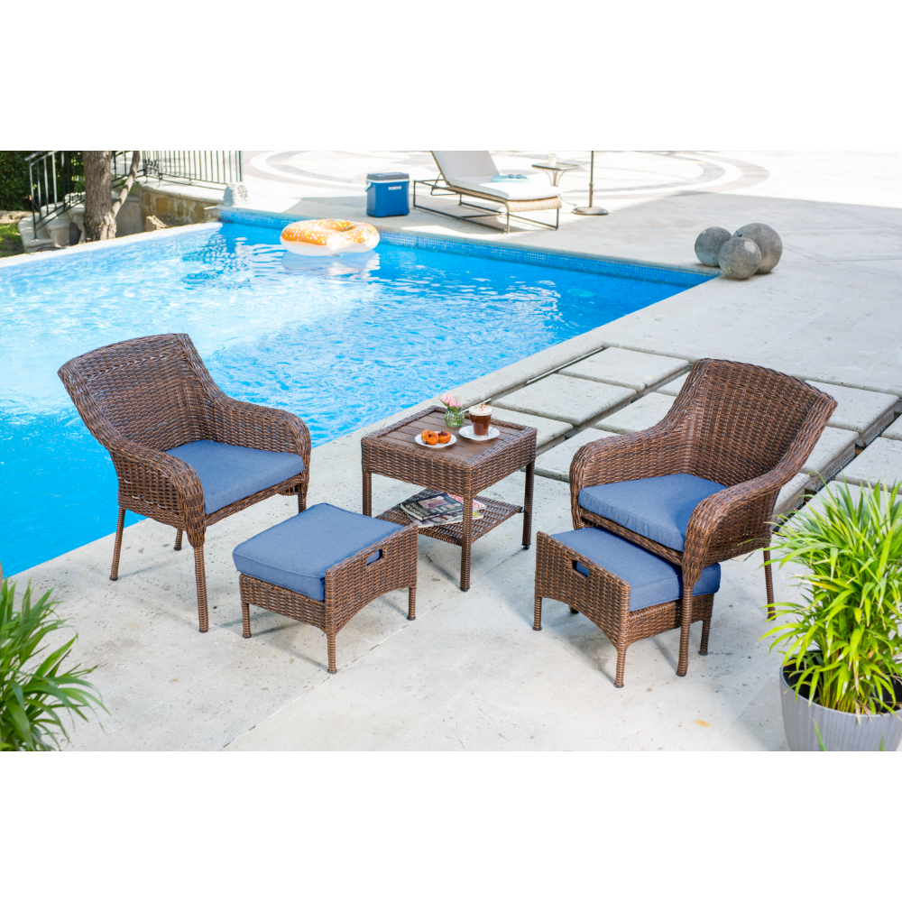 JUEGO DE JARDÍN CAMBRIDGE CON CUSHION GUARD 5 PIEZAS The Home Depot México