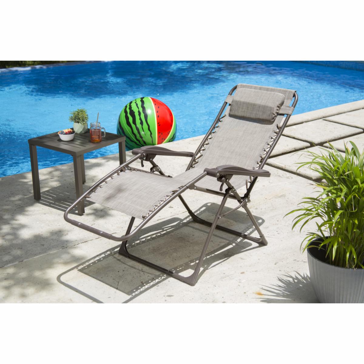 Silla Cero Gravedad StyleWell Café Sling con Estructura de Acero