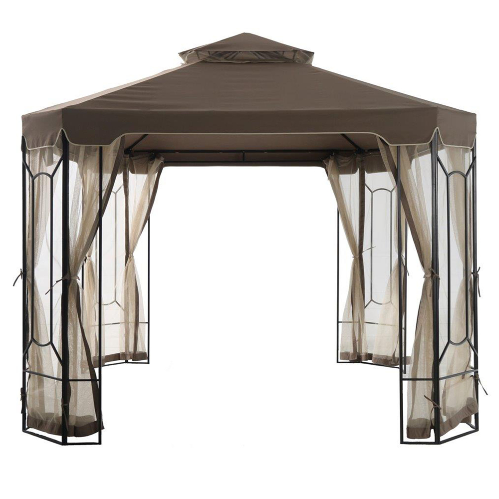 Gazebo Cottleville Caf Poli Ster Estructura De Acero The Home Depot M Xico