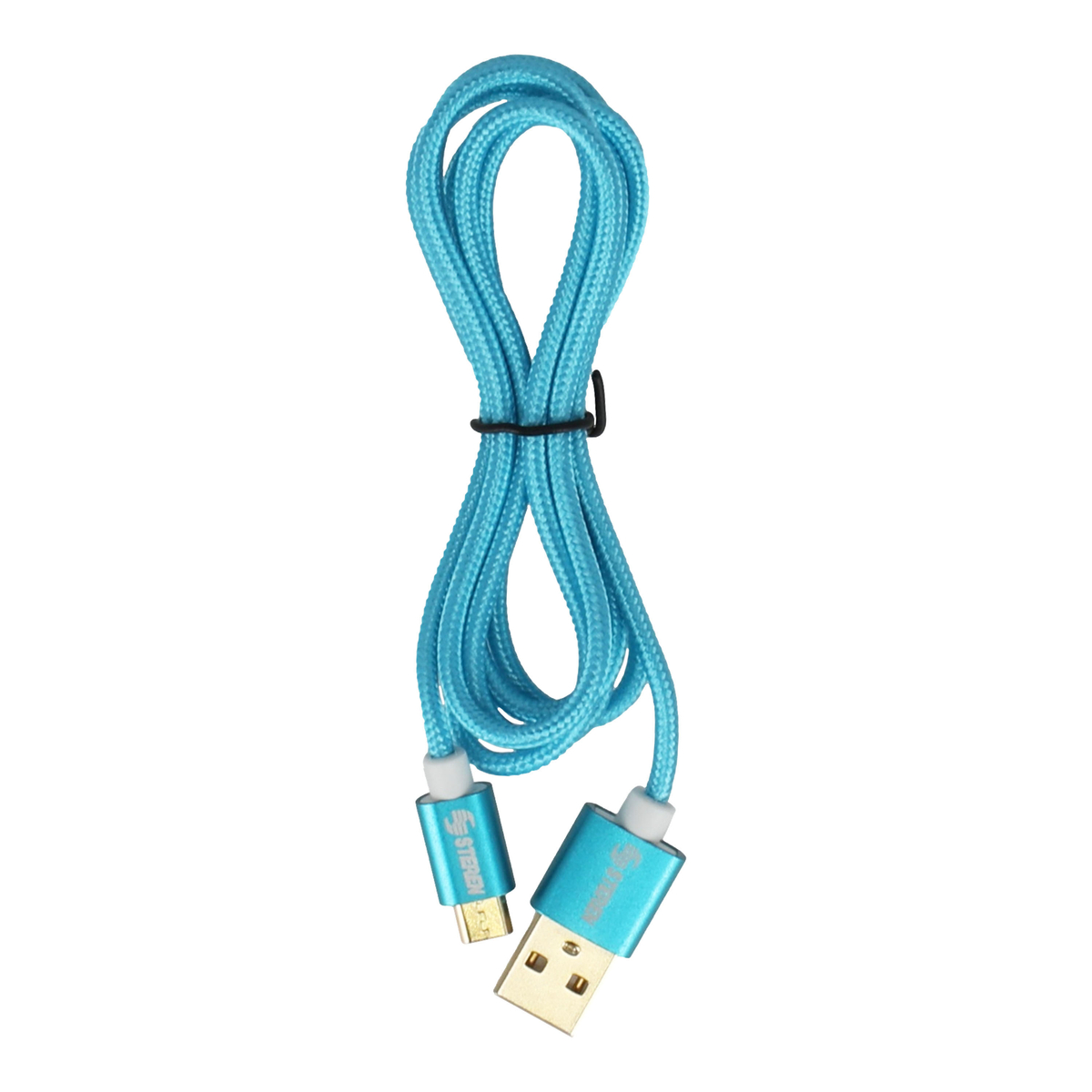 steren cable usb a micro usb 1,20 m azul