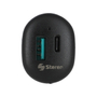 CARGADOR USB Y USB C PARA AUTO NEGRO