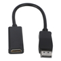 ADAPTADOR DE DISPLAY PORT A HDMI NEGRO