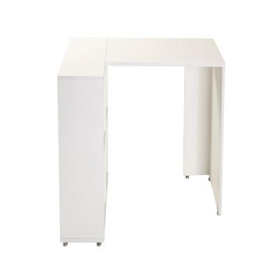 Mesa de escritorio Vintage (Blanco, L x An x Al: 60 x 110 x 74 cm, Número  de cajones: 2 ud.)