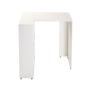 ESCRITORIO HOME OFFICE CON LIBRERO BLANCO