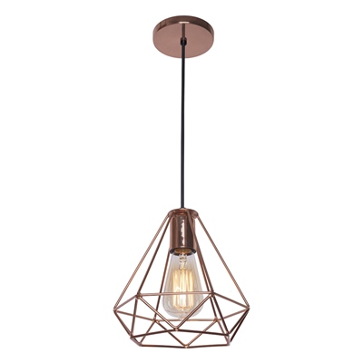 LUMINARIO COLGANTE MAXXI 8027 COLOR COBRE 1 LUZ