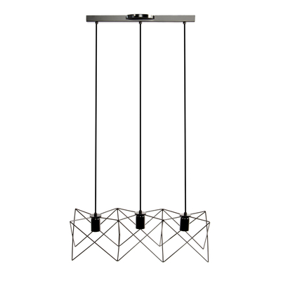 LÁMPARA DE TECHO LED 1.30 M X 58 X 19 CM NEGRO CL7011