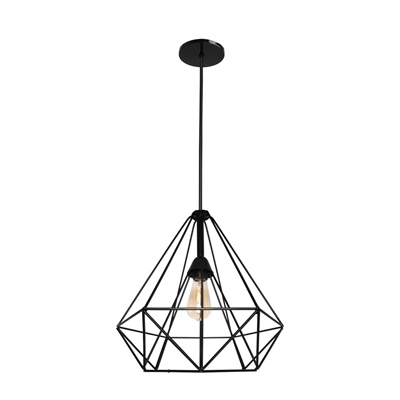 LUMINARIO COLGANTE MAXXI 8054 COLOR NEGRO PARA 1 F