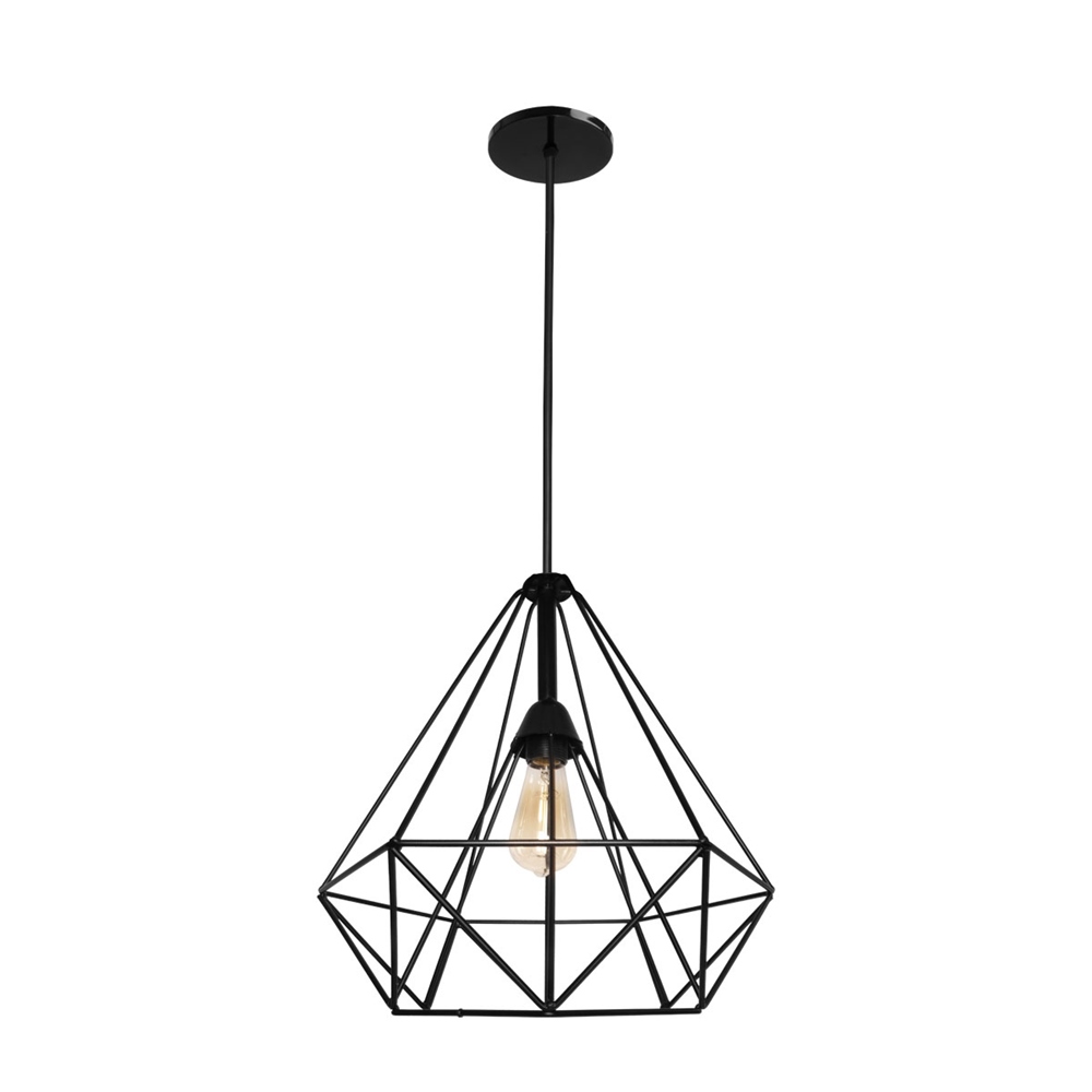 Luminario colgante maxxi 8054 color negro para 1 f