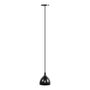 LÁMPARA COLGANTE VINTAGE DE ACERO NEGRO MATE 1 LUZ MAXXI