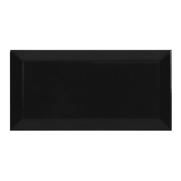 CENEFA YORK NEGRO MATE 10X20 CAJA CON 1.08M2