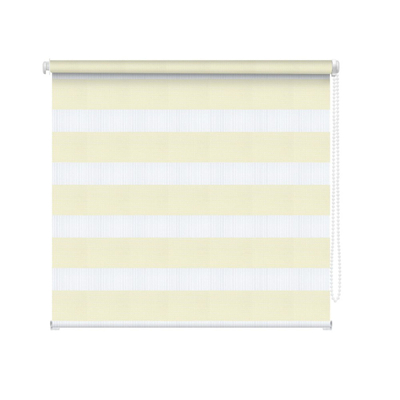 CORTINA ENROLLABLE DÚO COLOR BEIGE 1.60 X 2.20 M