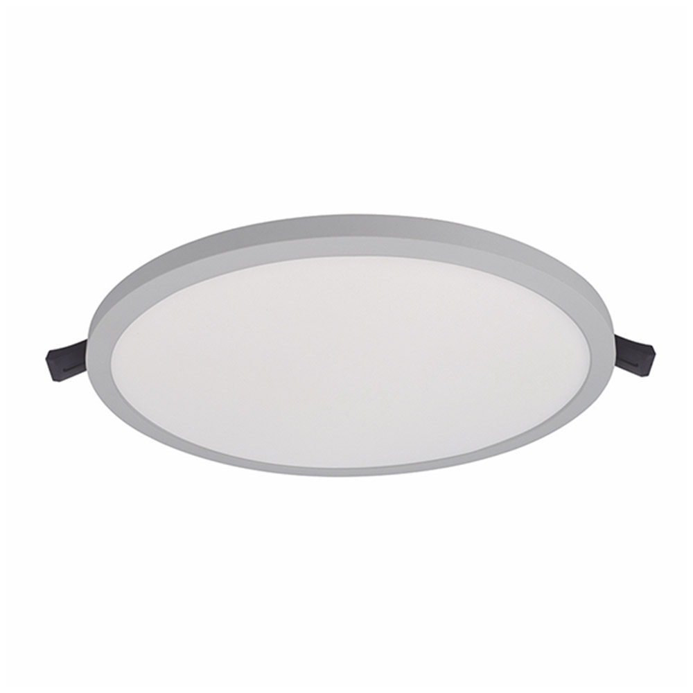 Luminario led de 15 cm para empotrar en níquel