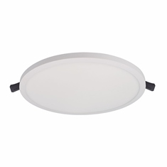 LUMINARIO LED DE 20 CM PARA EMPOTRAR CON ACABADO NÍQUEL
