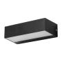 LÁMPARA DE MURO LED PARA EXTERIOR 7.2W LUZ CÁLIDA GRIS