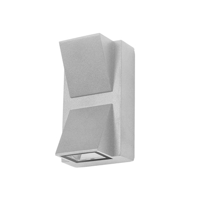 LUMINARIO P/MURO LOYD 2 LUCES IP54 4.1W LED L/CAL