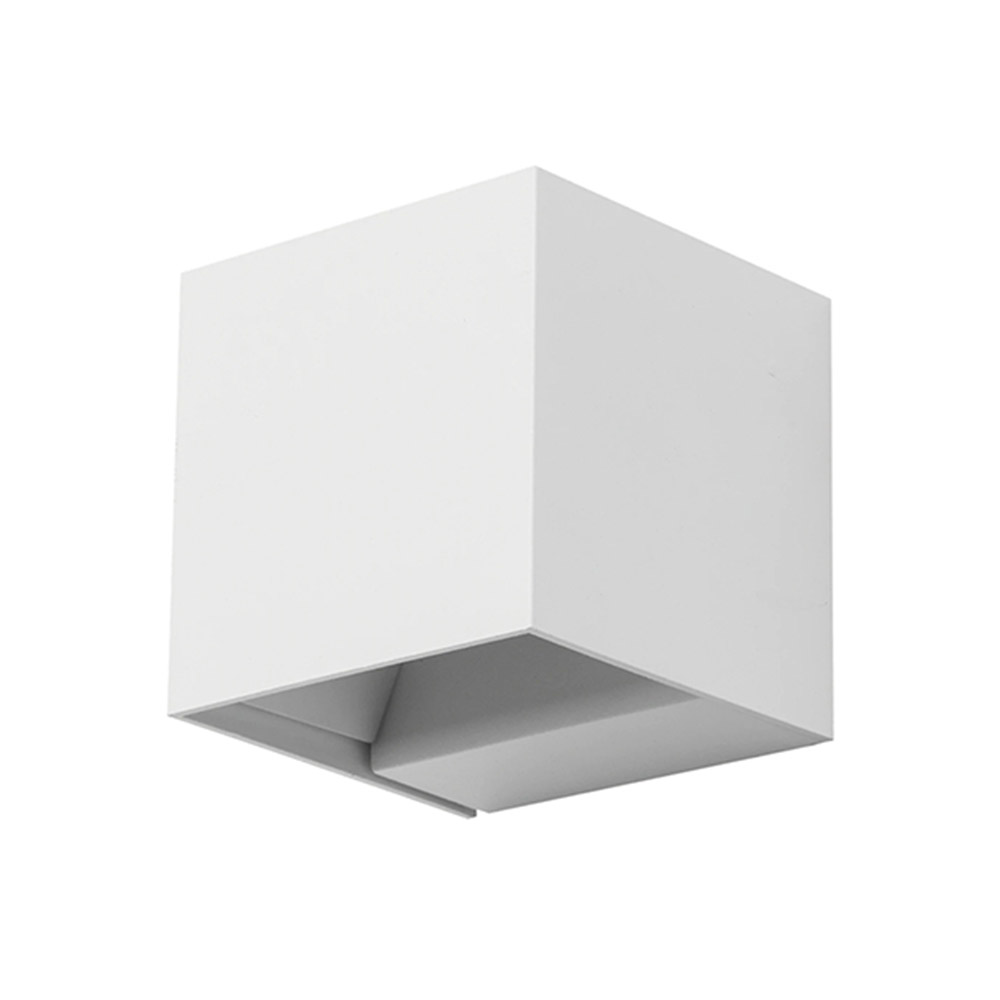 Luminario para muro rex ip54 5.2w led l/calida bco