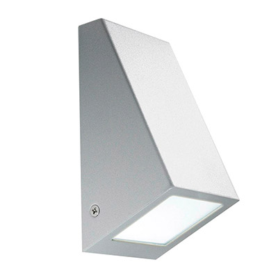 LUMINARIO PARA MURO KAREN IP44 E26 GRIS
