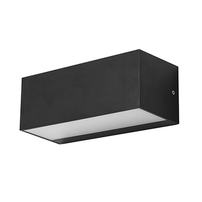 LUMINARIO PARA MURO ARA IP65 E26 GRIS URBANO