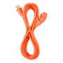EXTENSIÓN ELÉCTRICA PARA USO RUDO 15 M X 2.5 X 2 CM NARANJA MATE IUSA