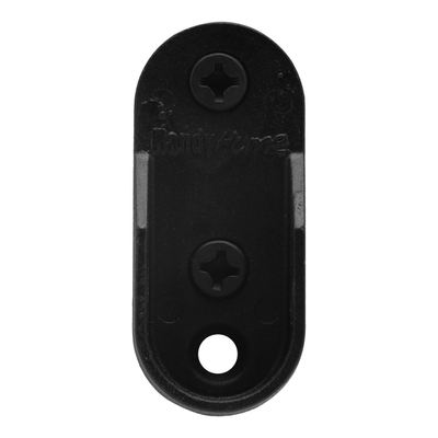 BRIDA PARA TUBO OVALADO 4.5 X 2 X 1 CM NEGRO