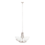 LÁMPARA COLGANTE ONIX 1.73 M X 40 X 40 CM PLATA NÍQUEL DELIGHT