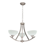LÁMPARA COLGANTE ONIX 1.45 M X 58 X 42 CM PLATA NÍQUEL DELIGHT
