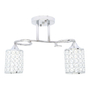 LÁMPARA DE TECHO LED 27 X 38.5 X 25.5 CM PLATA