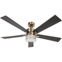 VENTILADOR DE TECHO CHARTWELL 52" PARA INTERIOR CON LED INTEGRADO CHAMPAÑA /CAFÉ