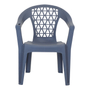 SILLA FIJA PENZA AZUL DE PLÁSTICO