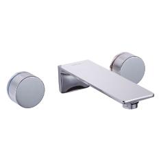 LLAVE WEISMAR DE INSTALACIÓN EN MURO PARA LAVABO CROMO PULIDO