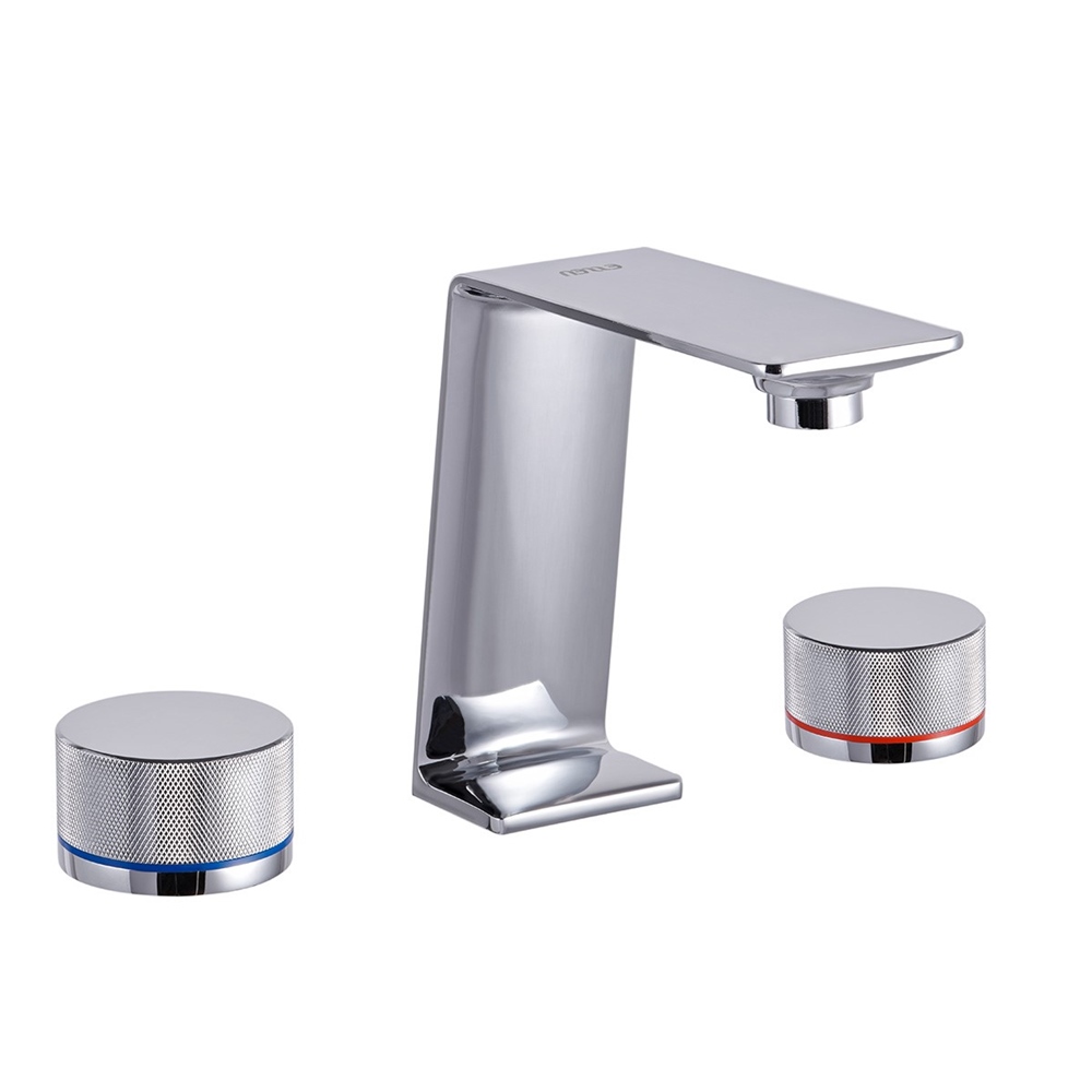 Llave weismar duomando para lavabo cromo pulido