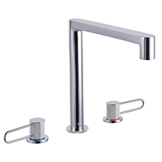LLAVE MEYER DUOMANDO PARA LAVABO DE BAÑO CROMO PULIDO