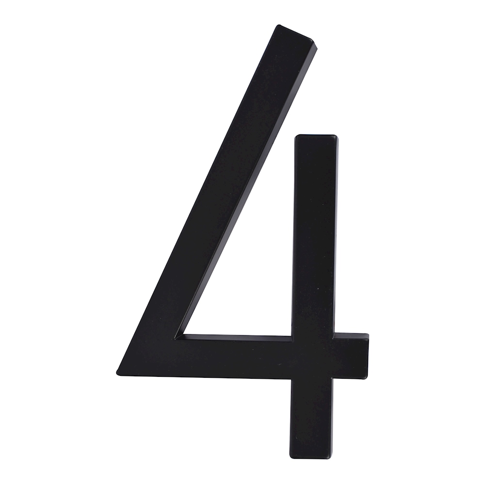 Número 4 de metal 15.2 cm