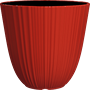 MACETA DE RESINA GRANGER, COLOR ROJO 15