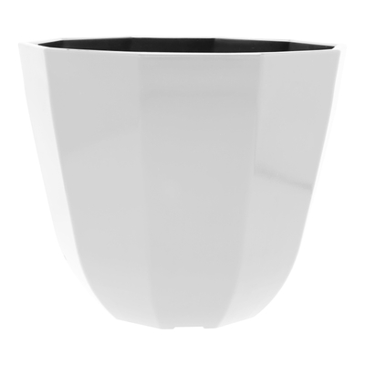 MACETA DE RESINA ALESSI COLOR BLANCO 16