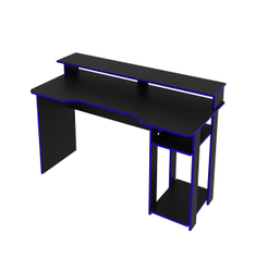 a22 mueble escritorio/mesa gamer negro/azul me4153.0003