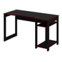 MUEBLE ESCRITORIO/MESA GAMER NEGRO/ROJO ME4152.0001