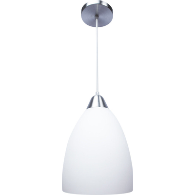 LÁMPARA COLGANTE VINTAGE DE VIDRIO SOPLADO BLANCO MATE 1 LUZ MAXXI