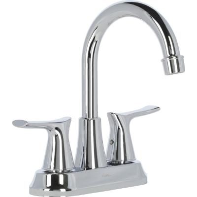 LLAVE MEZCLADORA PARA BAÑO DUOMANDO 4 PULGADAS METAL CROMADO