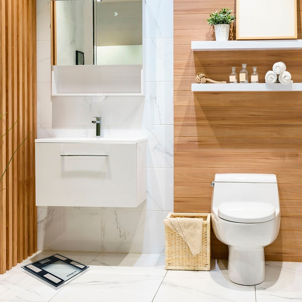 Báscula digital para baño con retroiluminación – HomeFashion – Shopavia