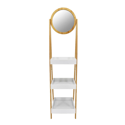 ESTANTE MULTIUSOS CON ESPEJO PARA BAÑO