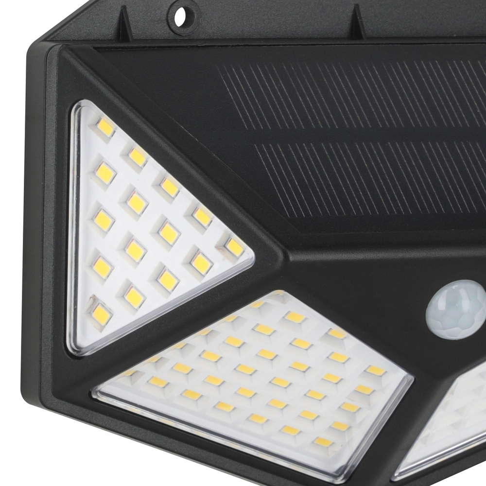 LÁMPARAS SOLARES PARA EXTERIOR LED 9.6 X 13 X 5.5 CM NEGRO 2 PIEZAS ...